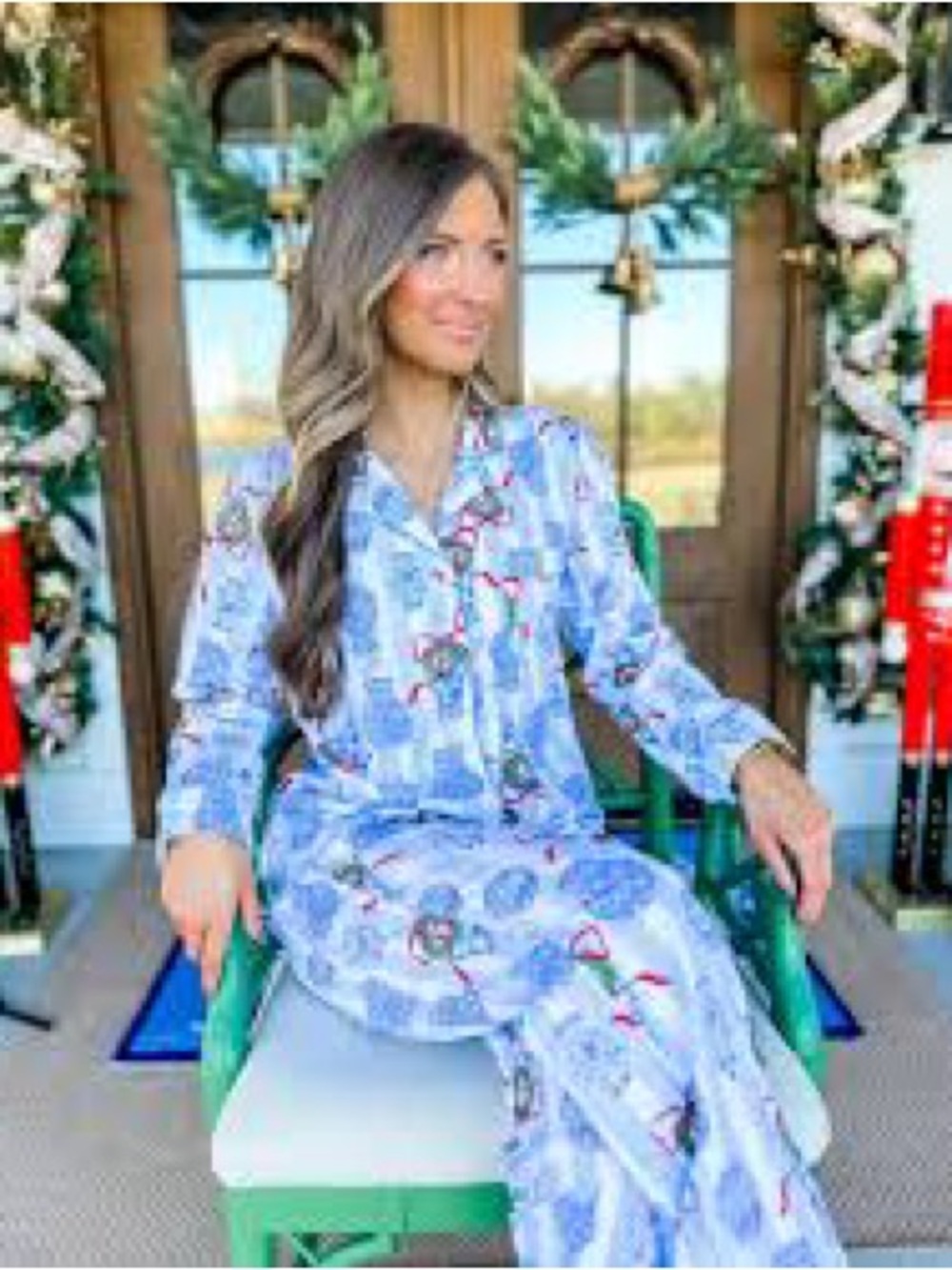 8 Oak Lane Ginger Jar Stripe 
PJ Set. ~ Size XS / S